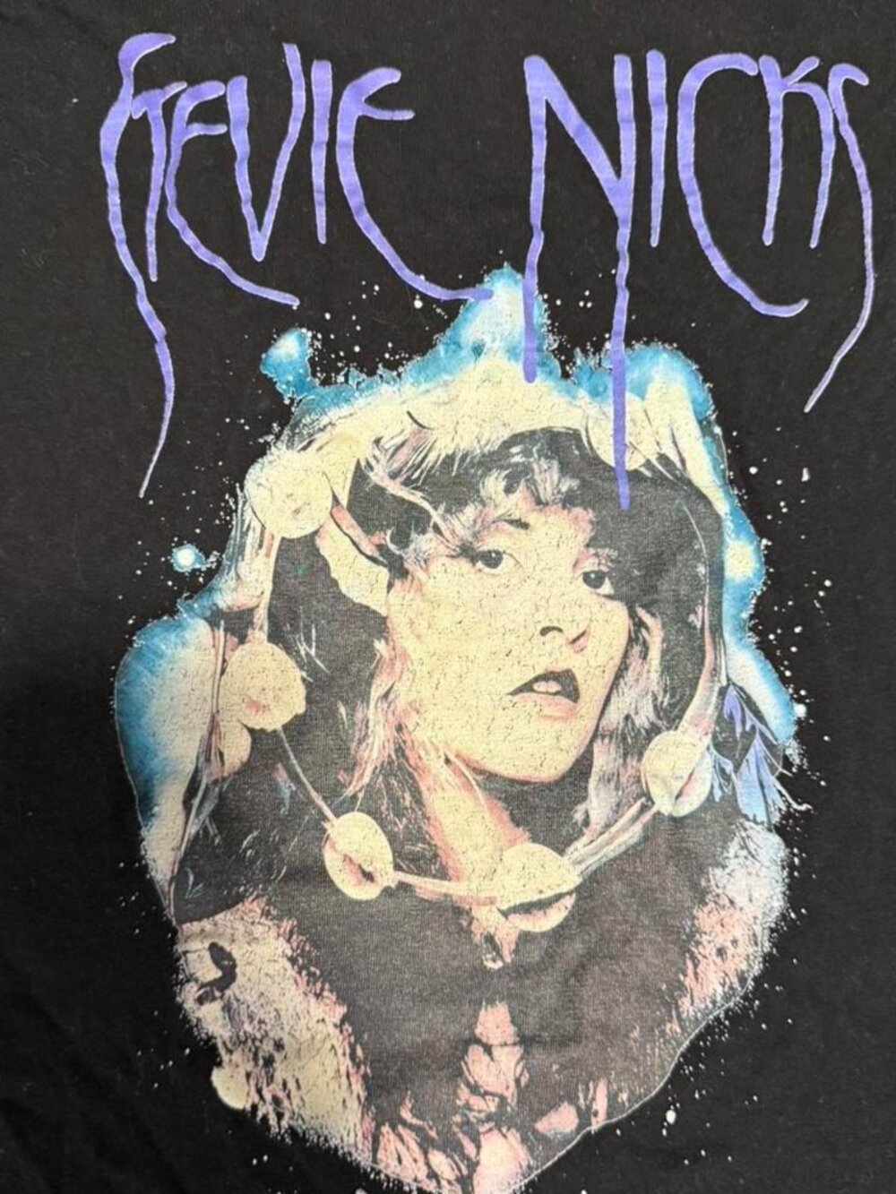 Stevie Nicks Graphic Tee Small Black Band Shirt